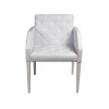 Kit 4 Poltronas Nina Costura Capitonê - Branco - 3