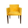 Kit 6 Poltronas Nina Estilo Retrô Tecido Suede Ideal Para Sala De Estar - Amarelo - 2