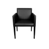 Kit 8 Poltronas Nina Executiva Para Consultório Sala De Recepção Sala De Espera Em Corino - Preto - 2