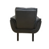 Poltrona Decorativa Opala Plus Para Sala De Estar Quarto Escritório - Cinza - 4