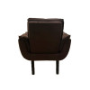 Poltrona Decorativa Opala Plus Para Sala De Estar Quarto Escritório - Marrom . - 3