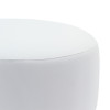 Puff Banco Luca Em Corino Sintético - Branco - 3