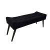 Recamier Roma Capitonê Em Suede - Preto - 2