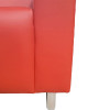Sofá Nilo Sala Recepção 3 Lugares - Vermelho - 4